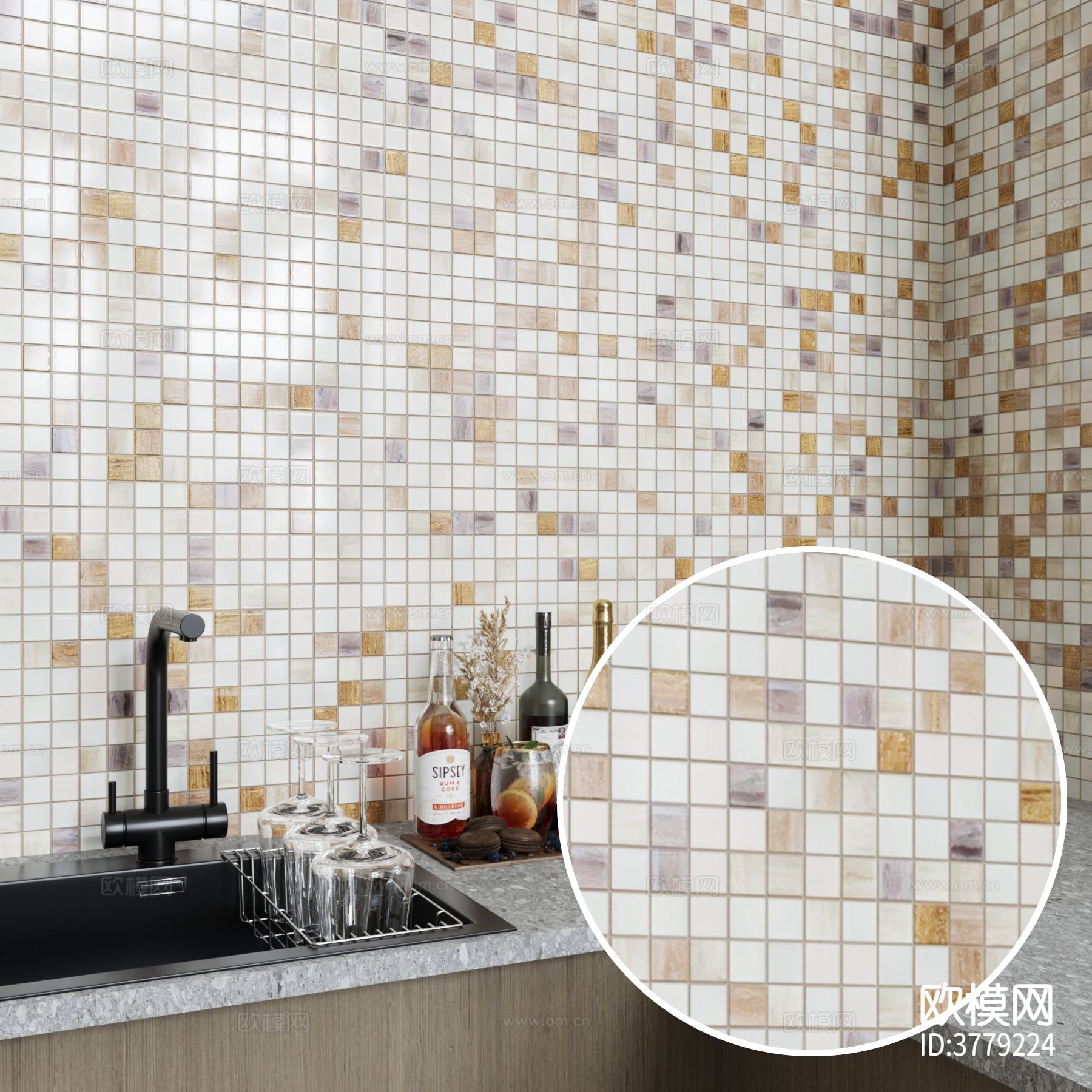 马赛克瓷砖材质下载