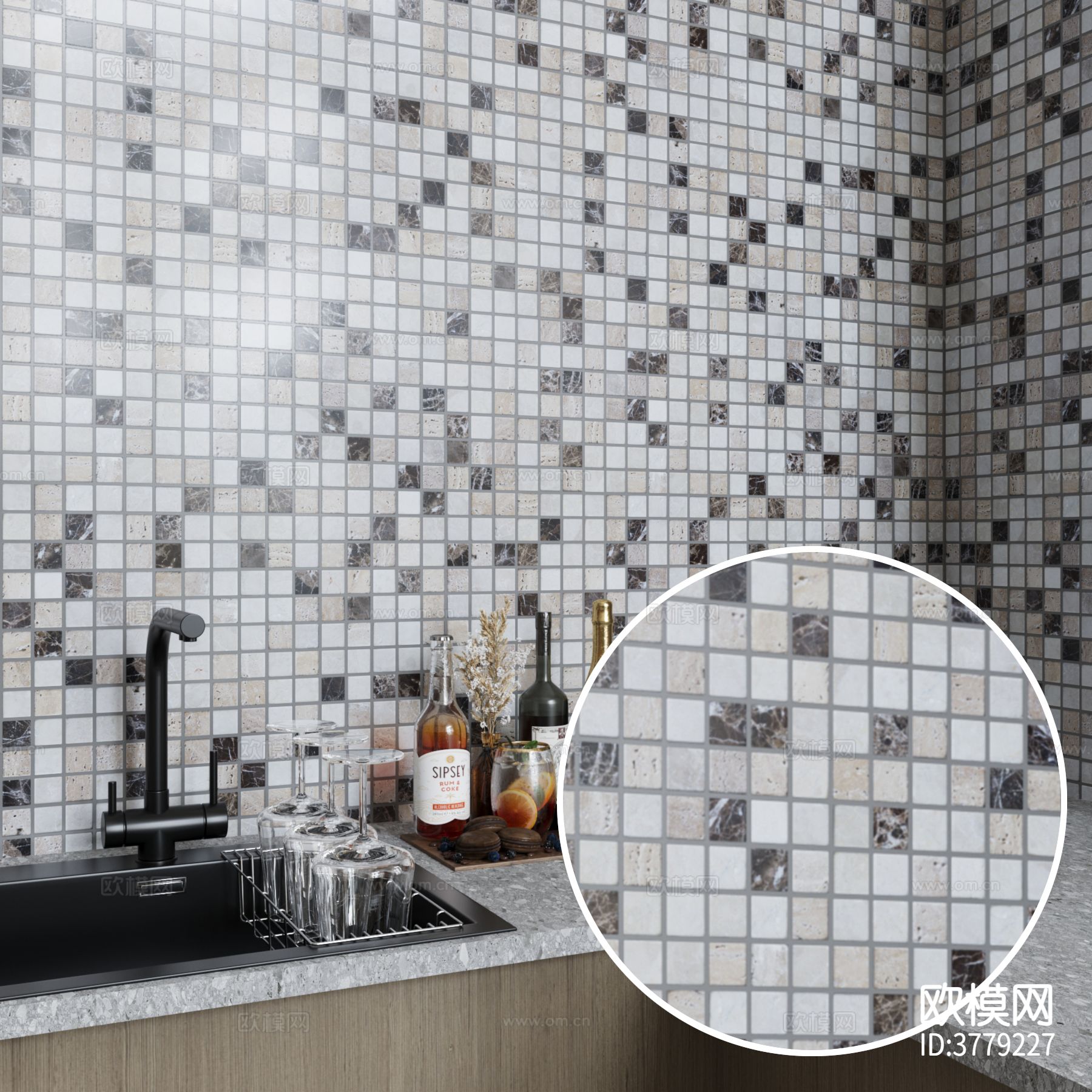 马赛克瓷砖材质下载