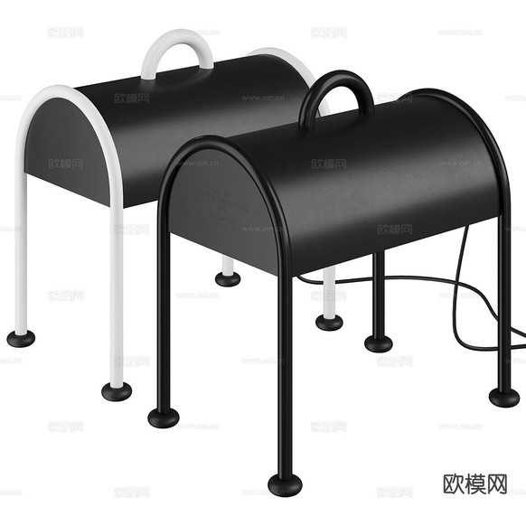 现代台灯3d模型下载