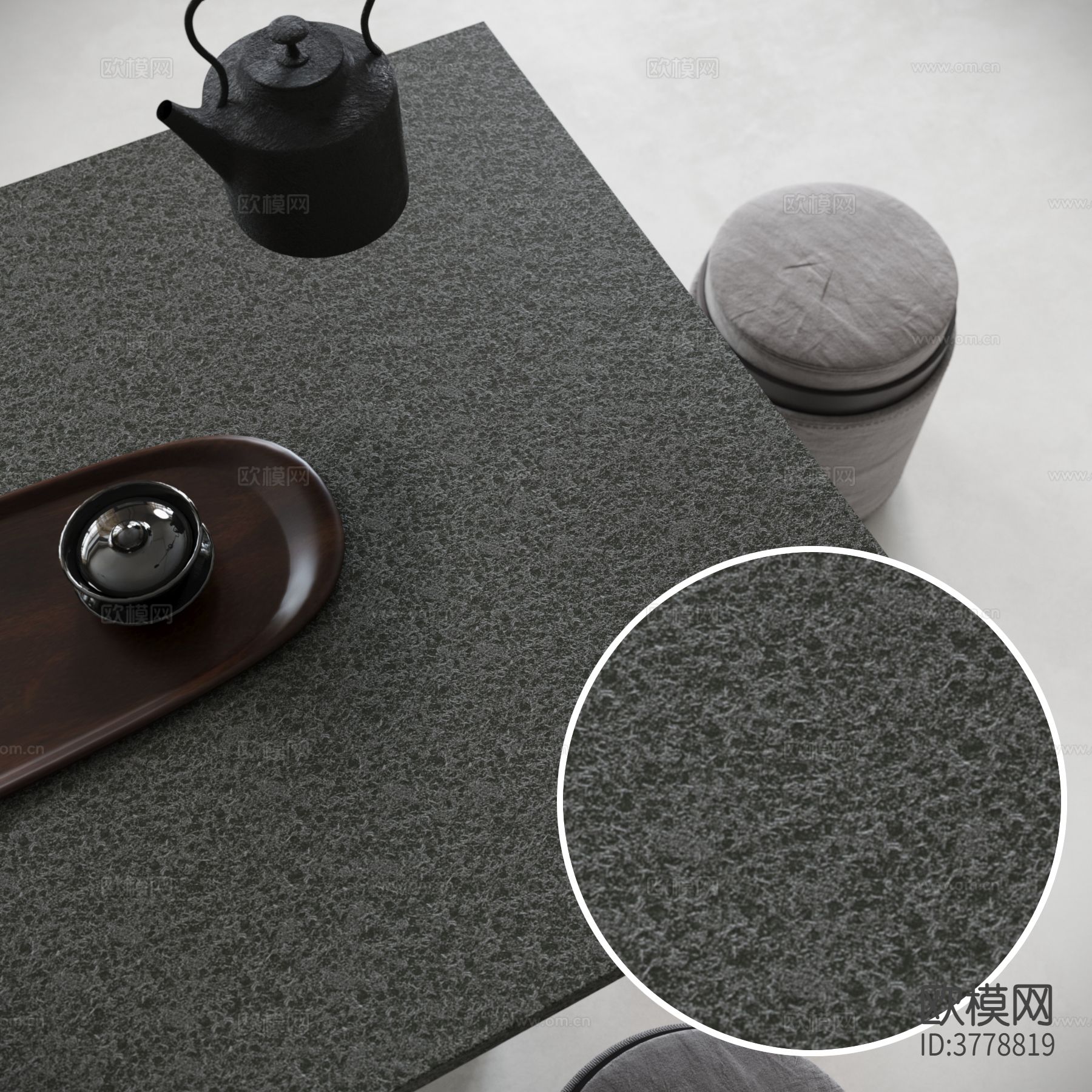 黑色火烧石材质下载