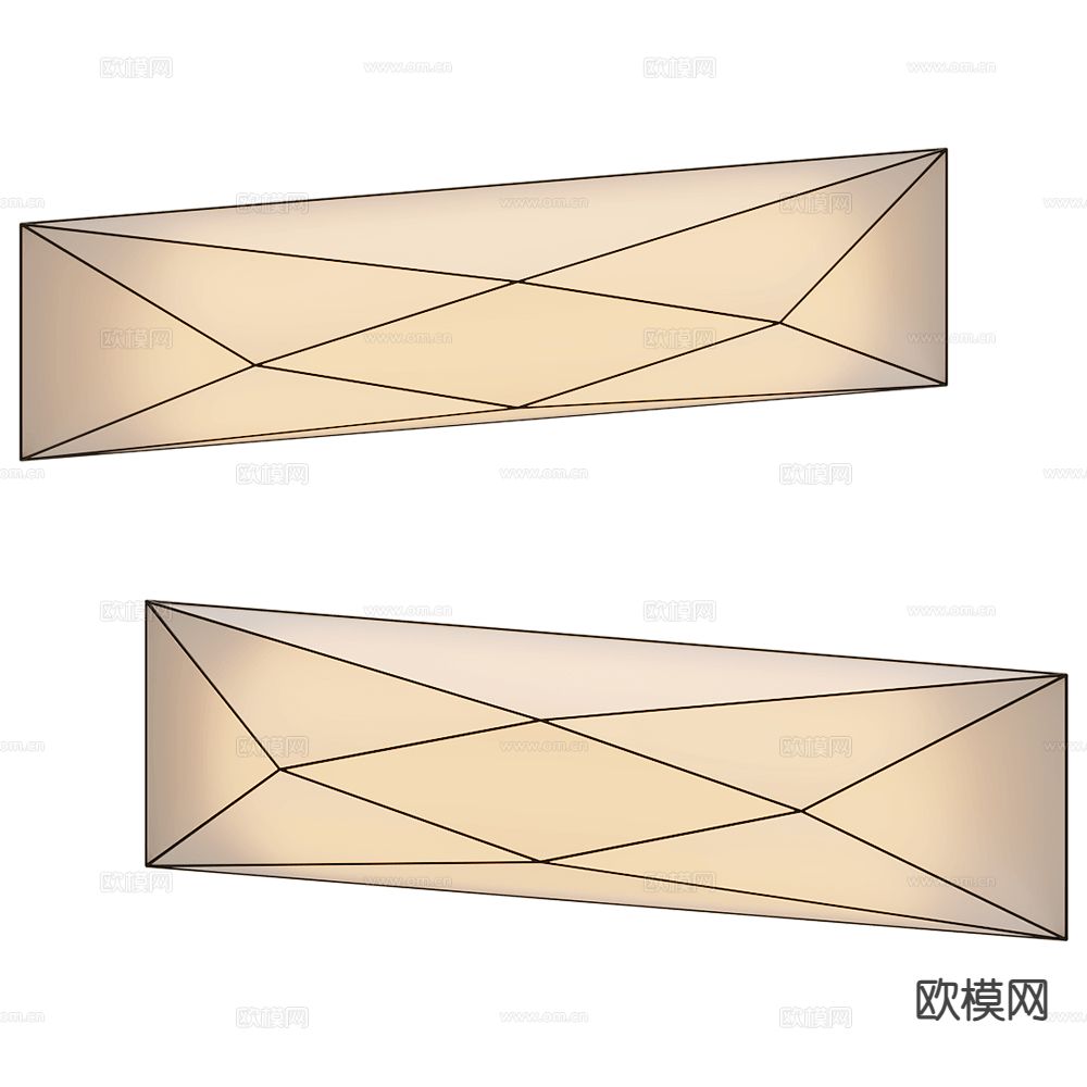 Ole 几何壁灯3d模型