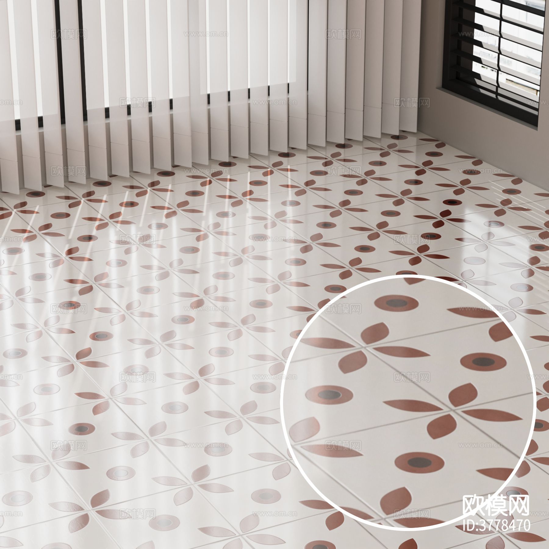 地砖 花砖材质下载