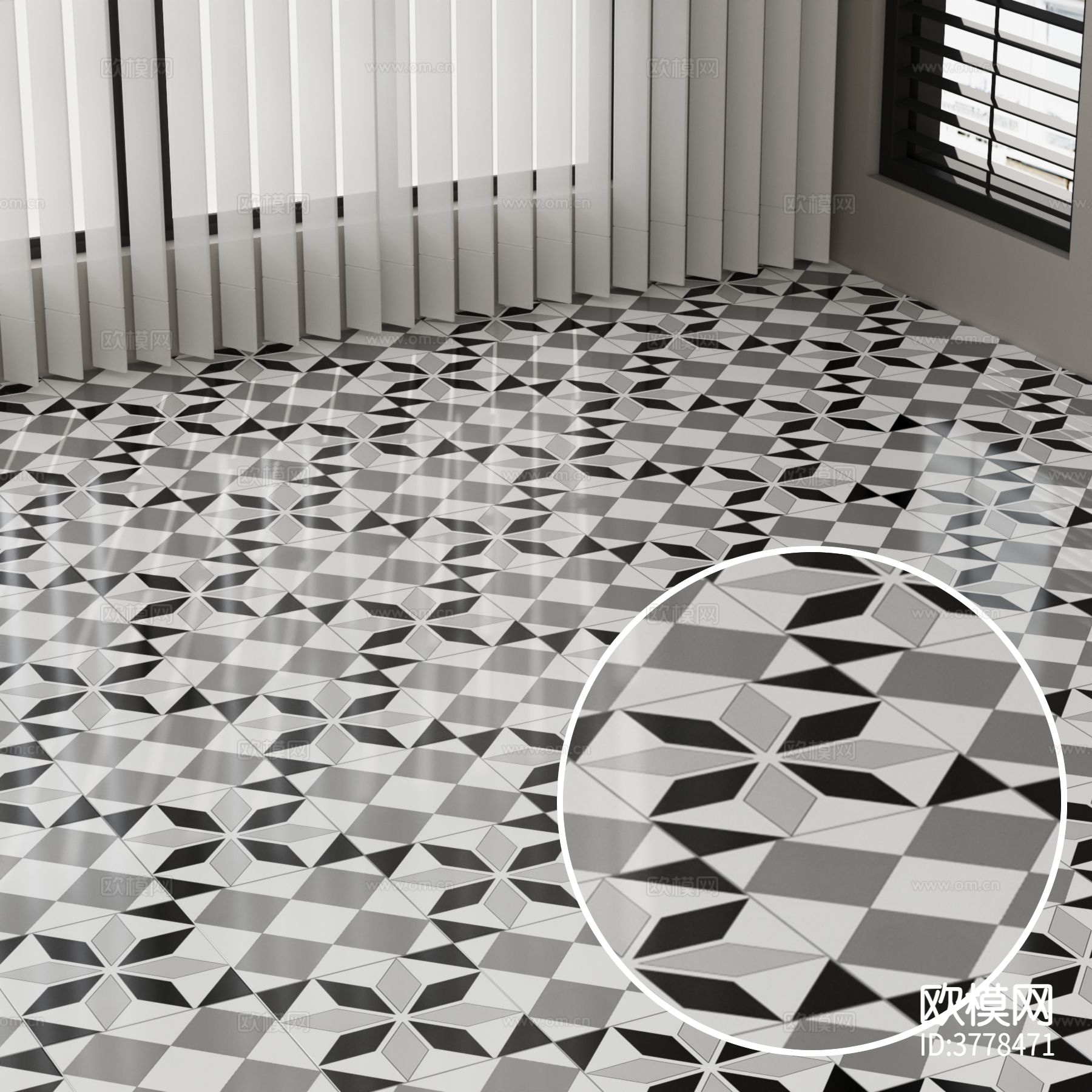 地砖 花砖材质下载