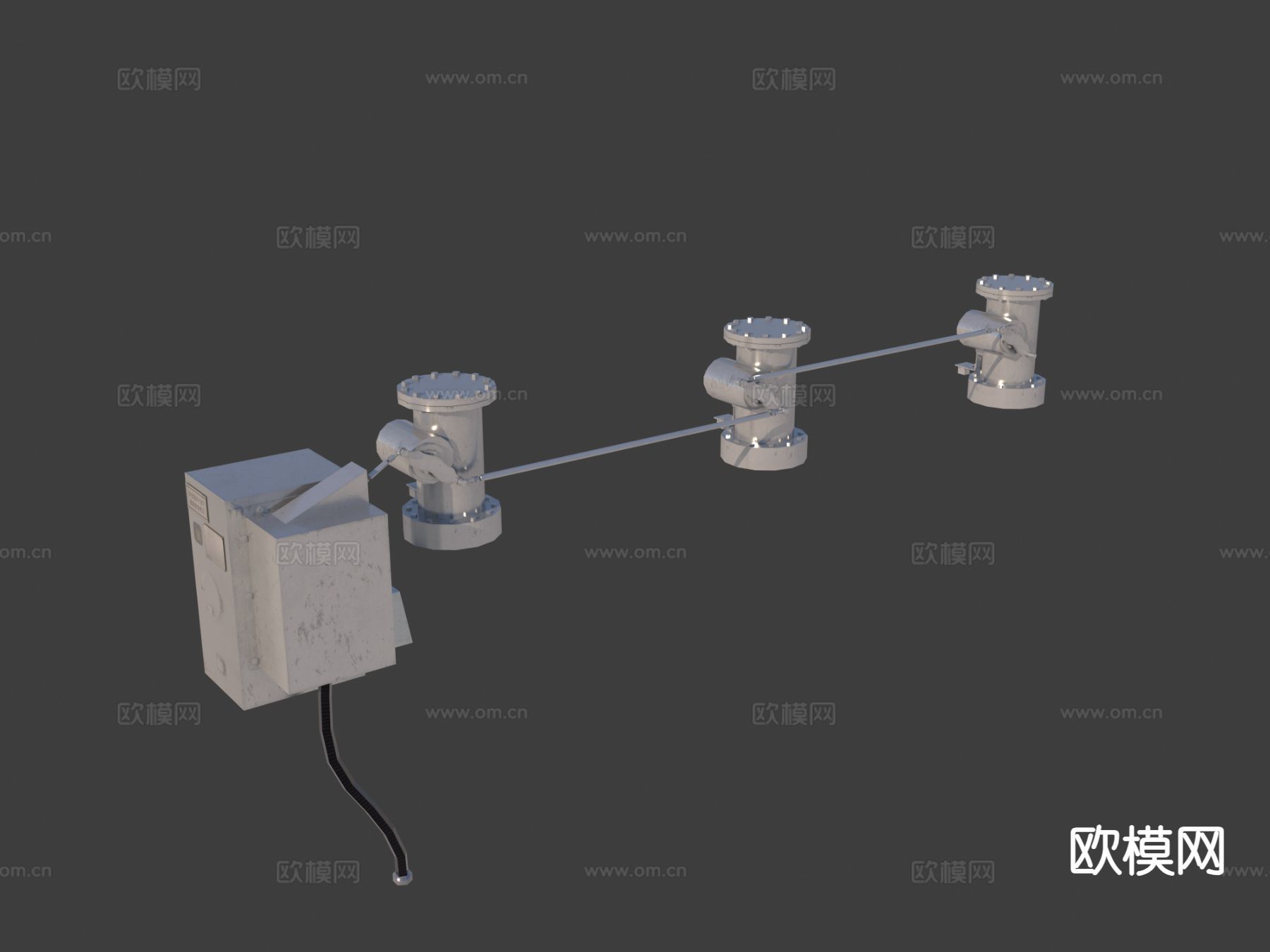 高压隔离开关 隔离开关3d模型