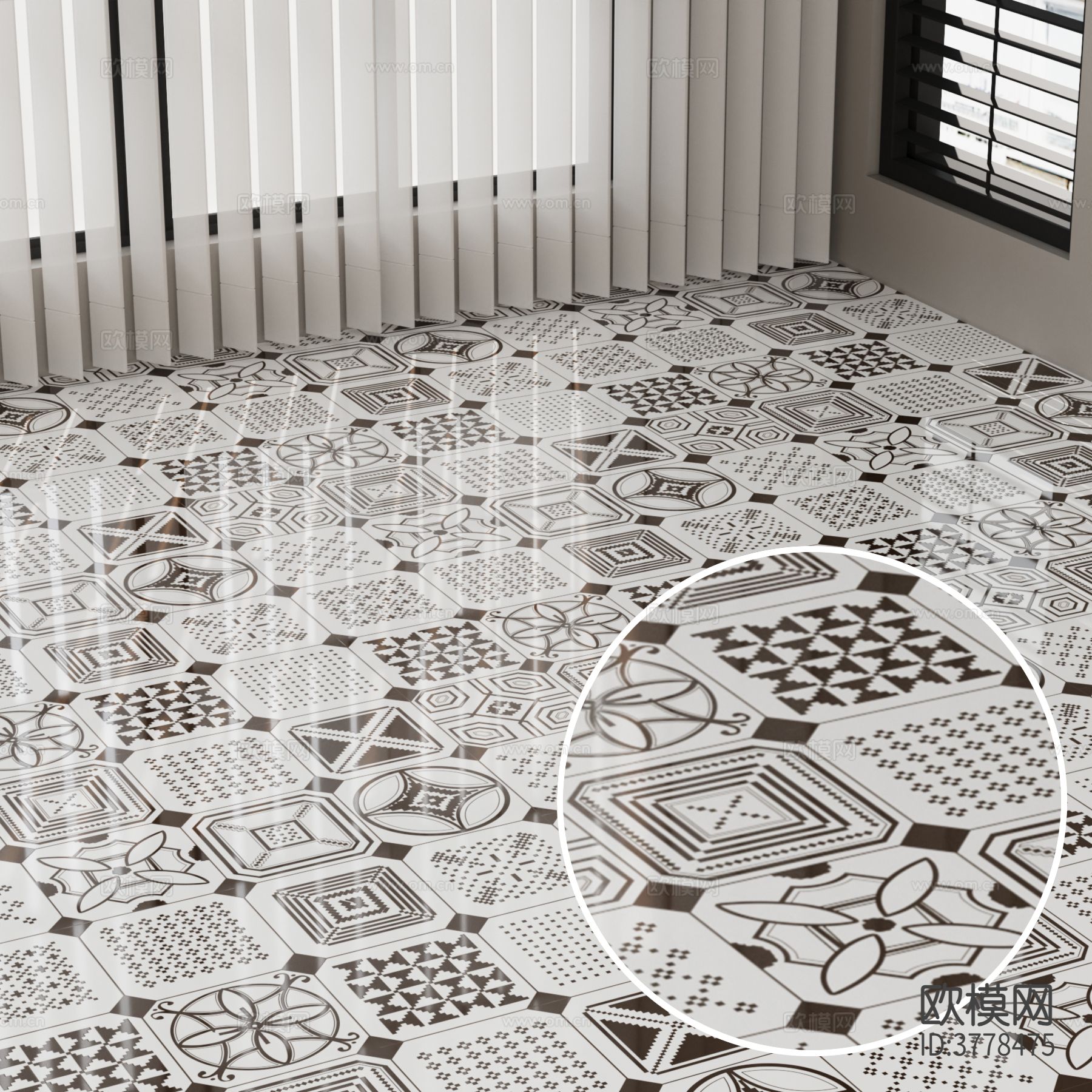 地砖 花砖材质下载