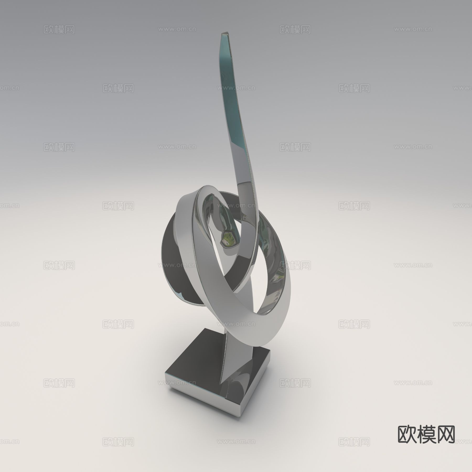 现代抽象雕塑 艺术摆件3d模型