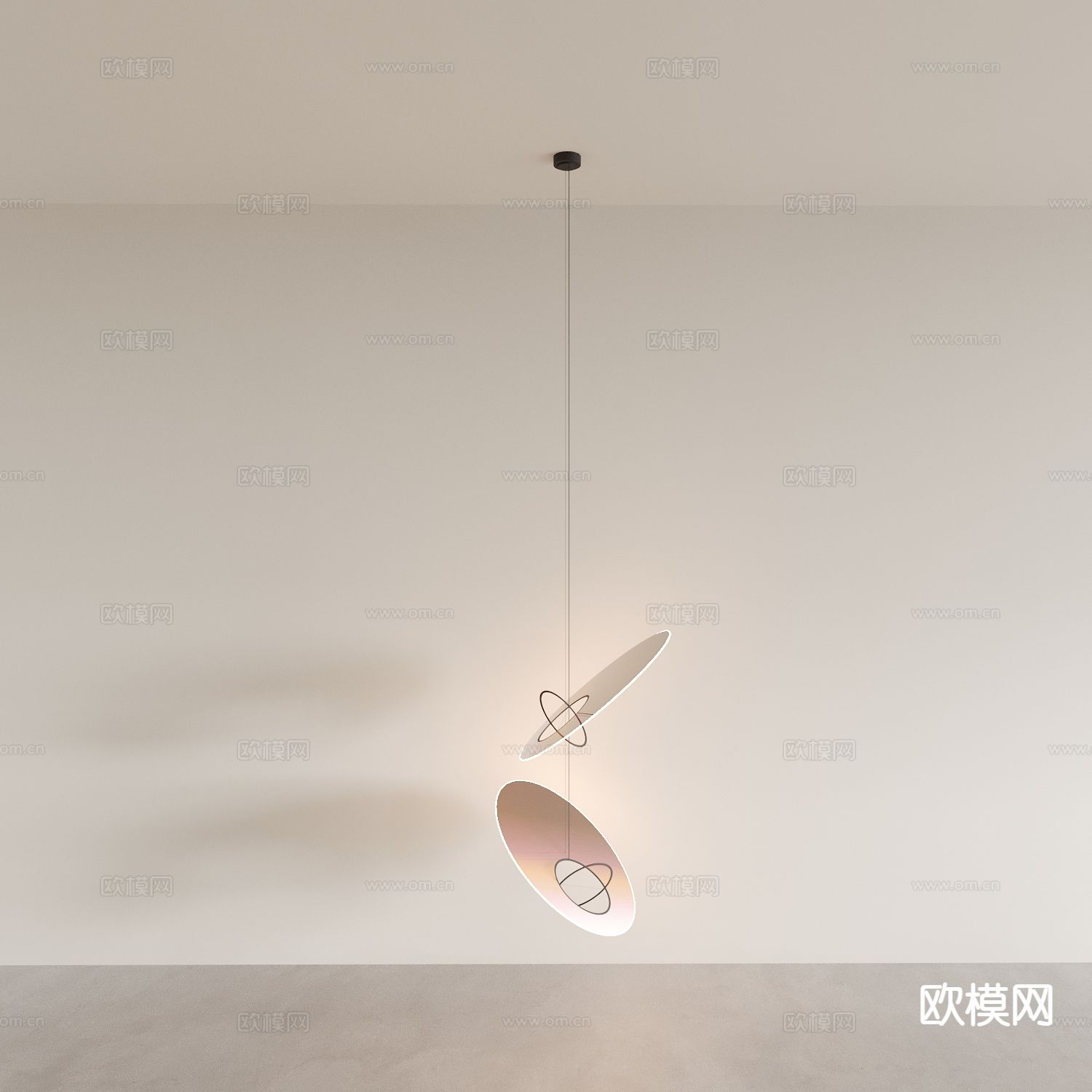 现代艺术吊灯 餐厅吊灯3d模型