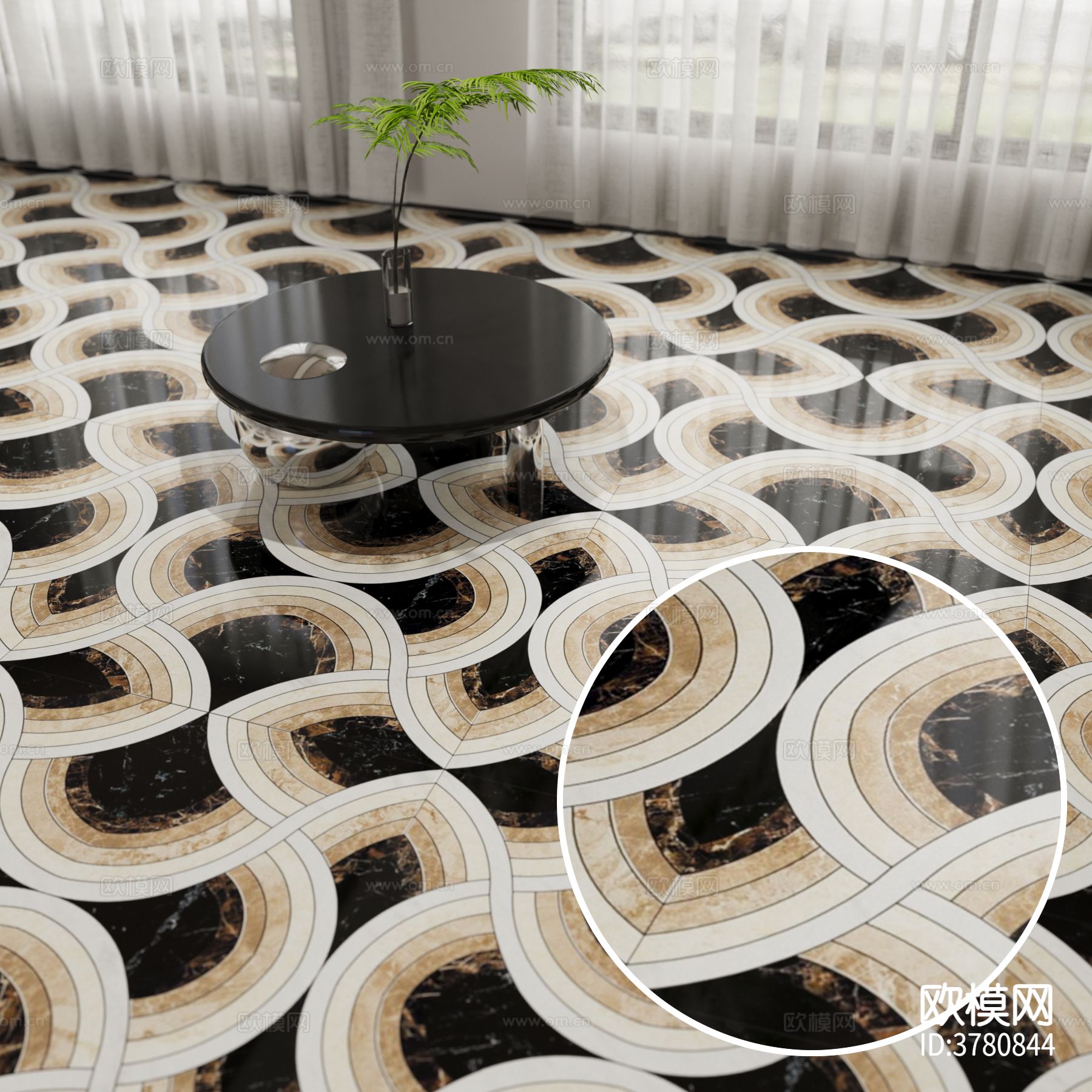 拼花地砖材质下载