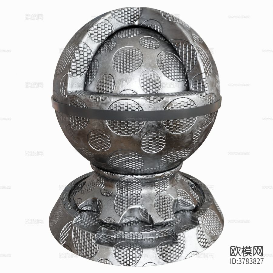 圆形装饰花纹板材质下载