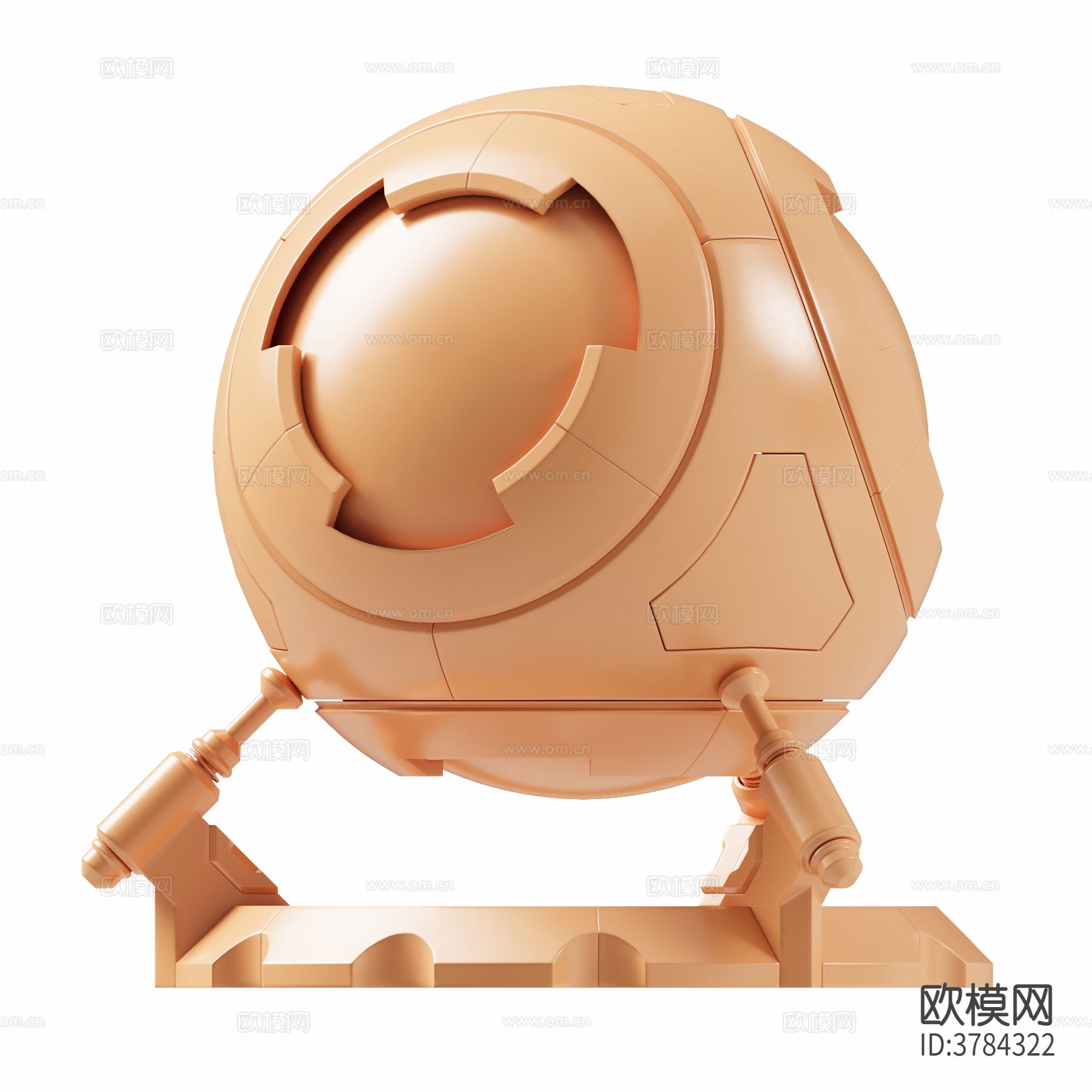 橙色哑光微灰尘塑料材质下载