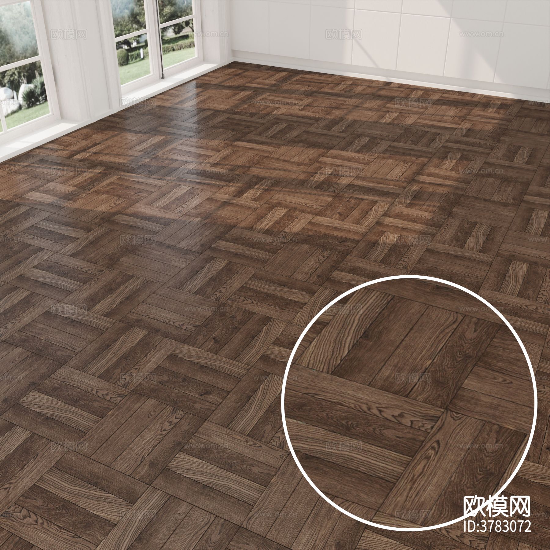 木地板 田字板材质下载