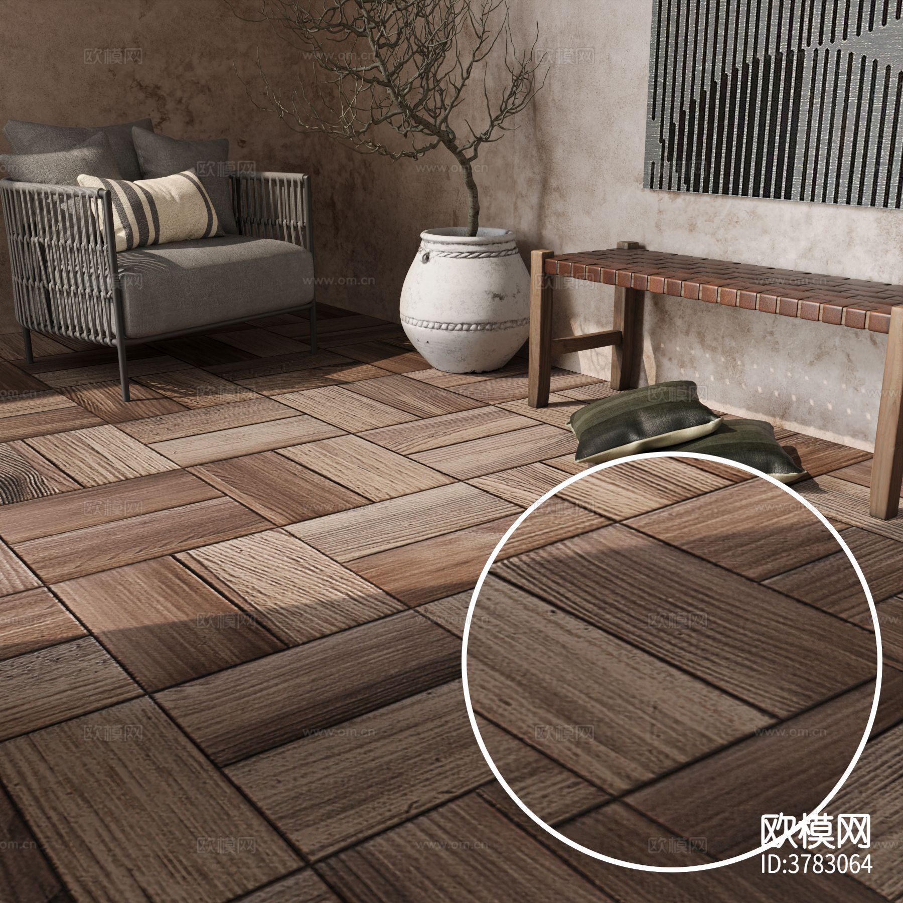 木地板 田字板材质下载