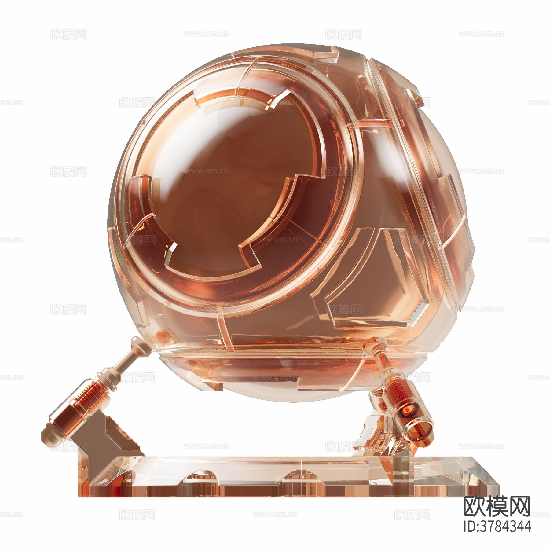 透明橙亚克力材质下载