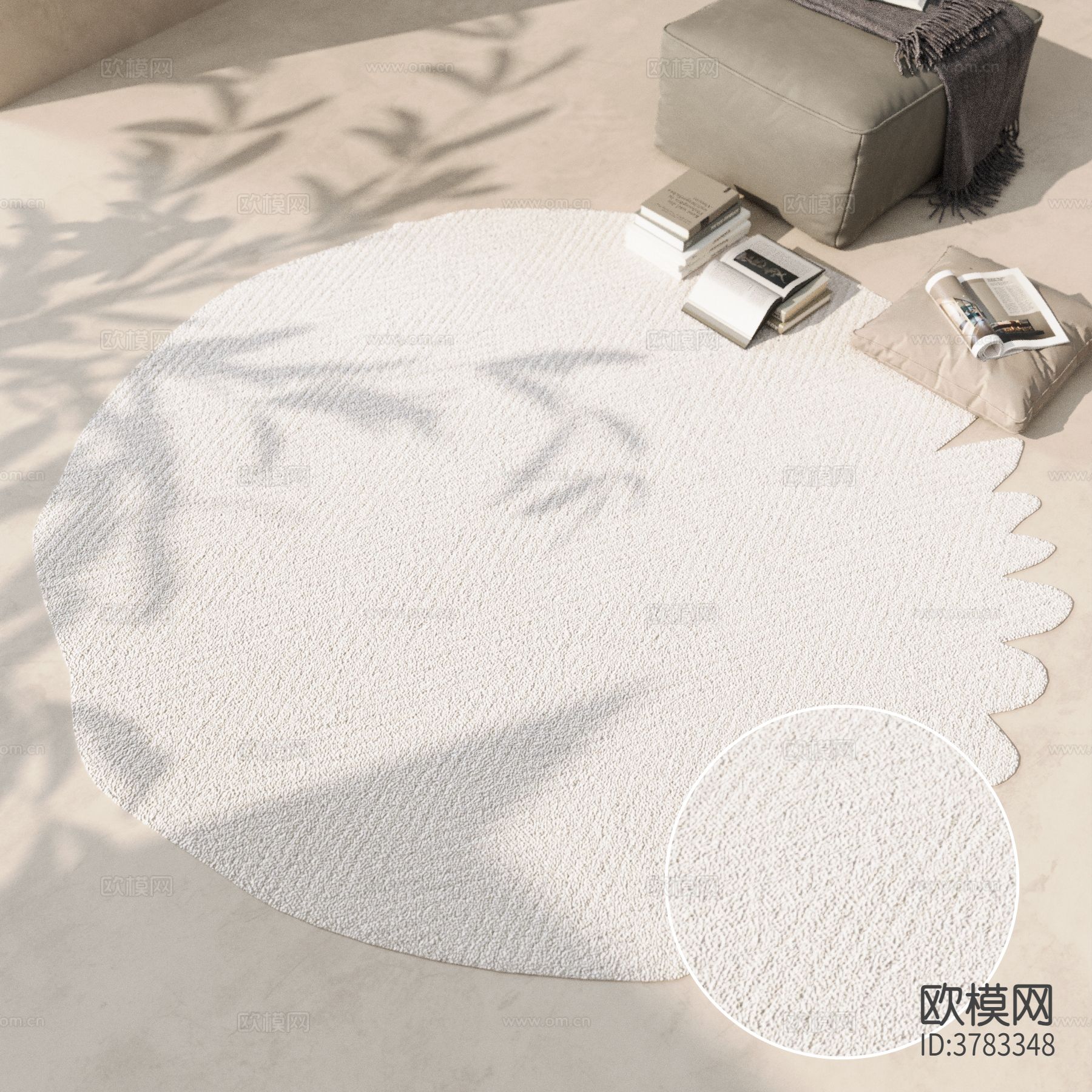 圆形地毯材质下载