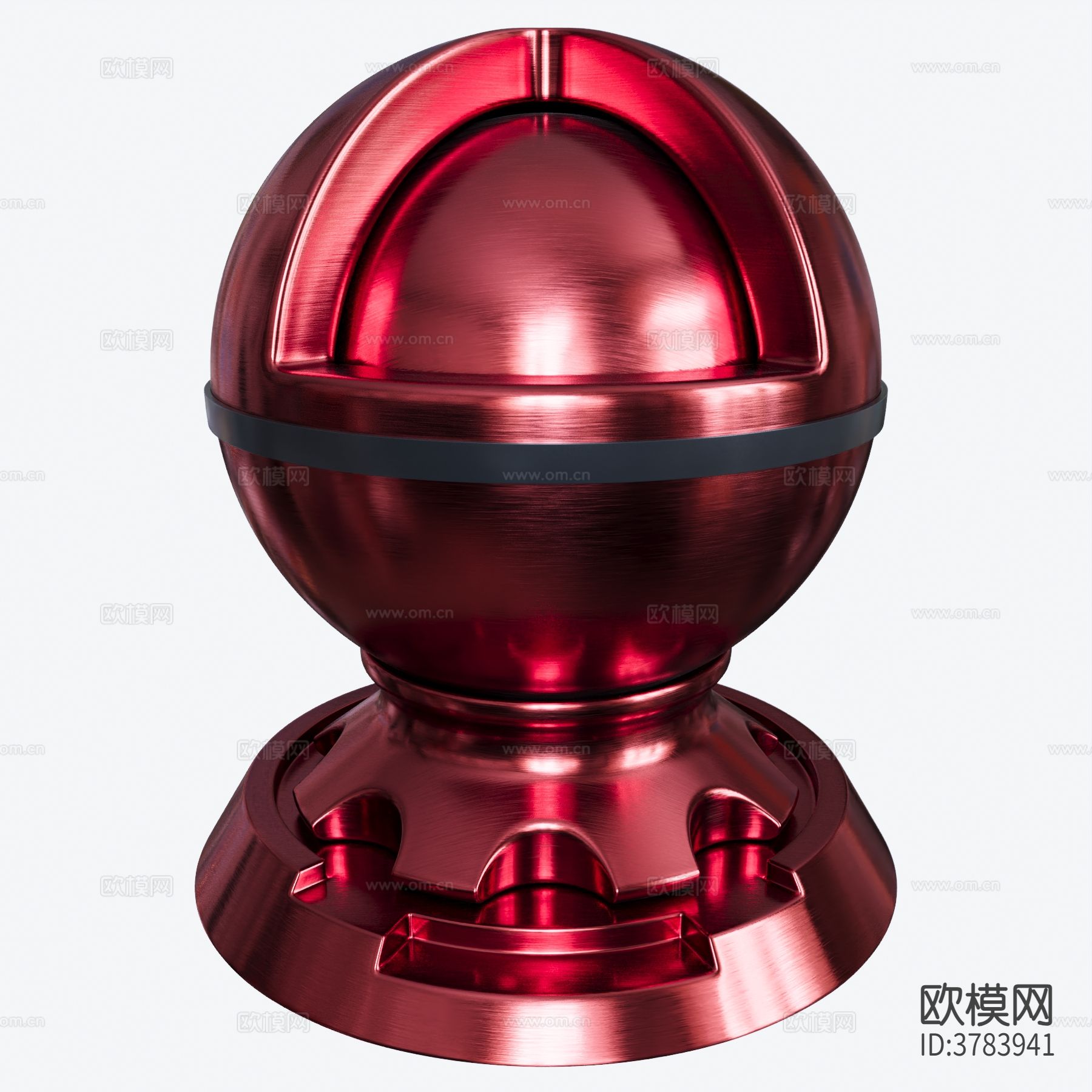 红色拉丝铝材质下载