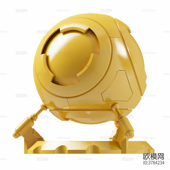黃色高光塑料材質(zhì)下載
