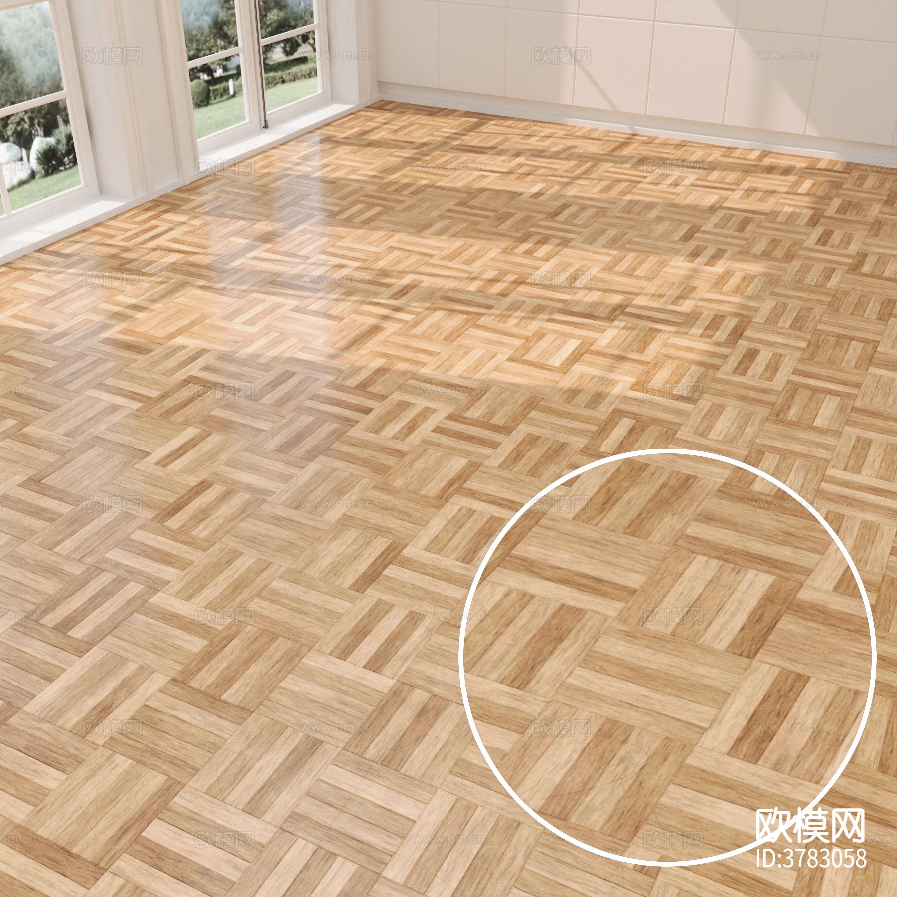 木地板 田字板材质下载