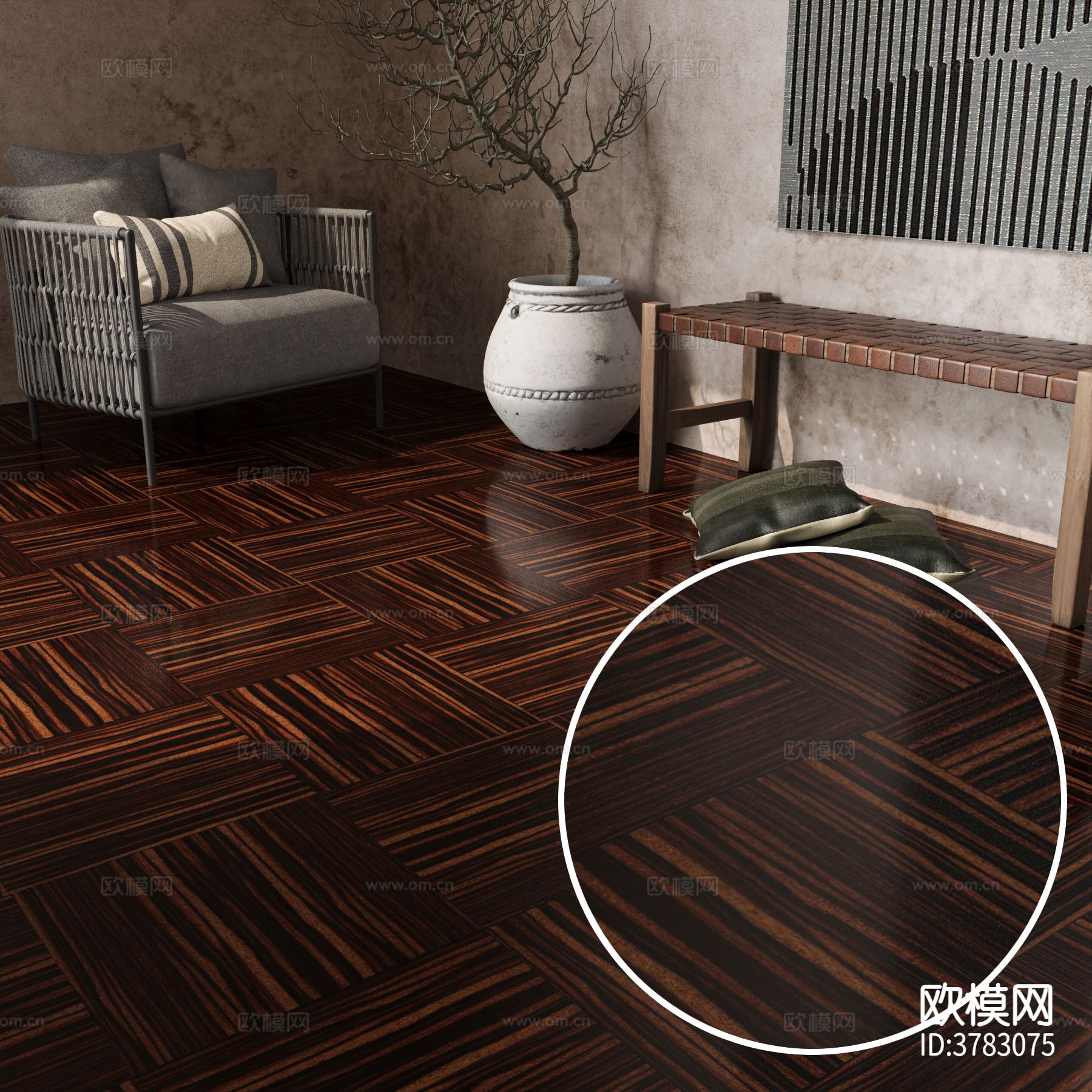 木地板 田字板材质下载