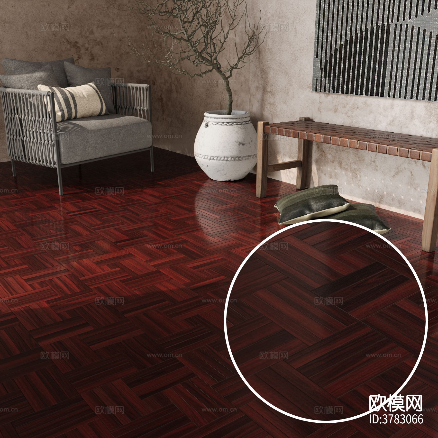 木地板 田字板材质下载