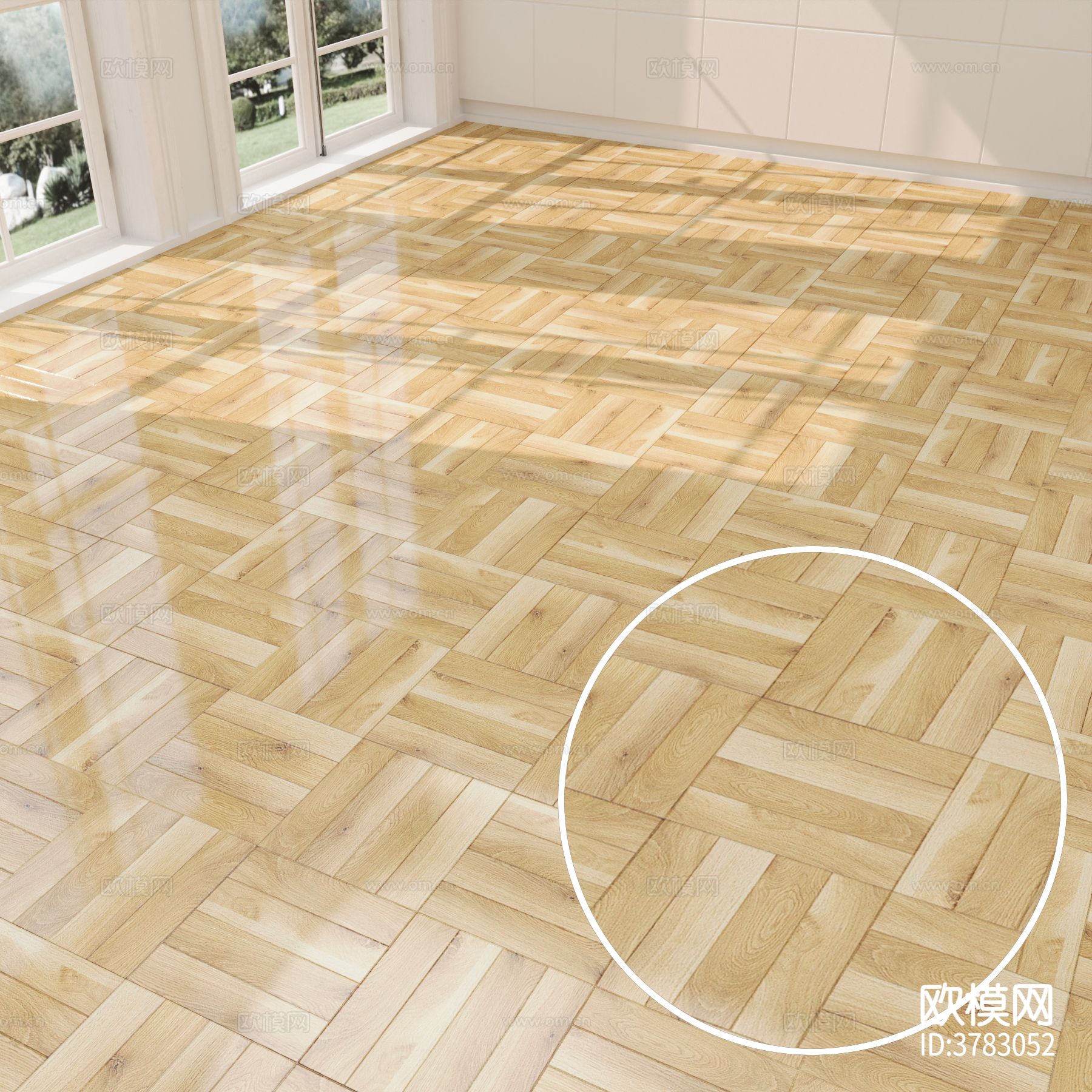 木地板 田字板材质下载