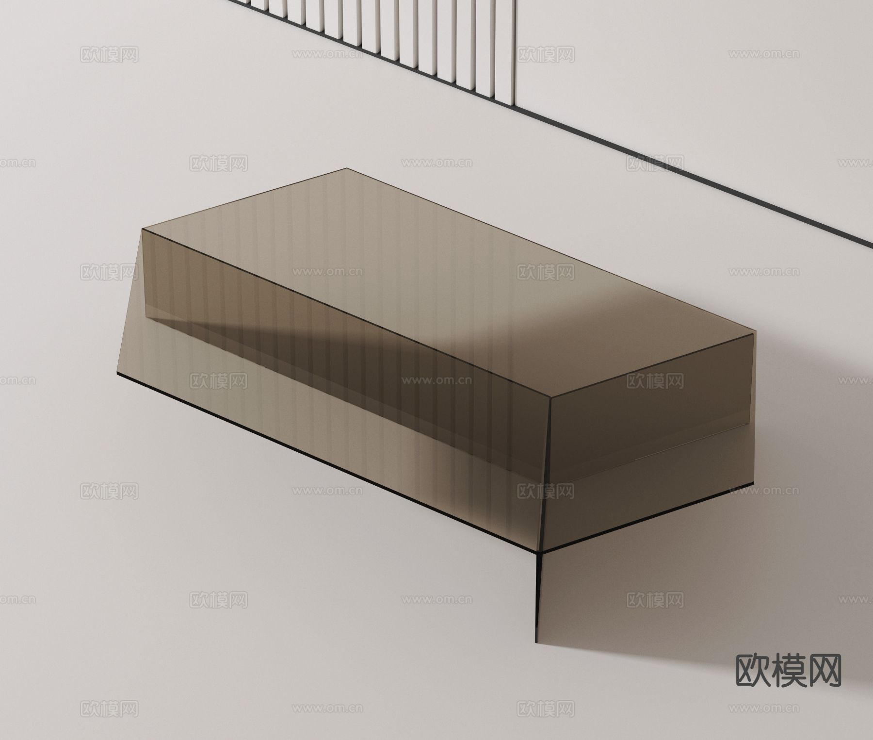 亚克力茶几3d模型