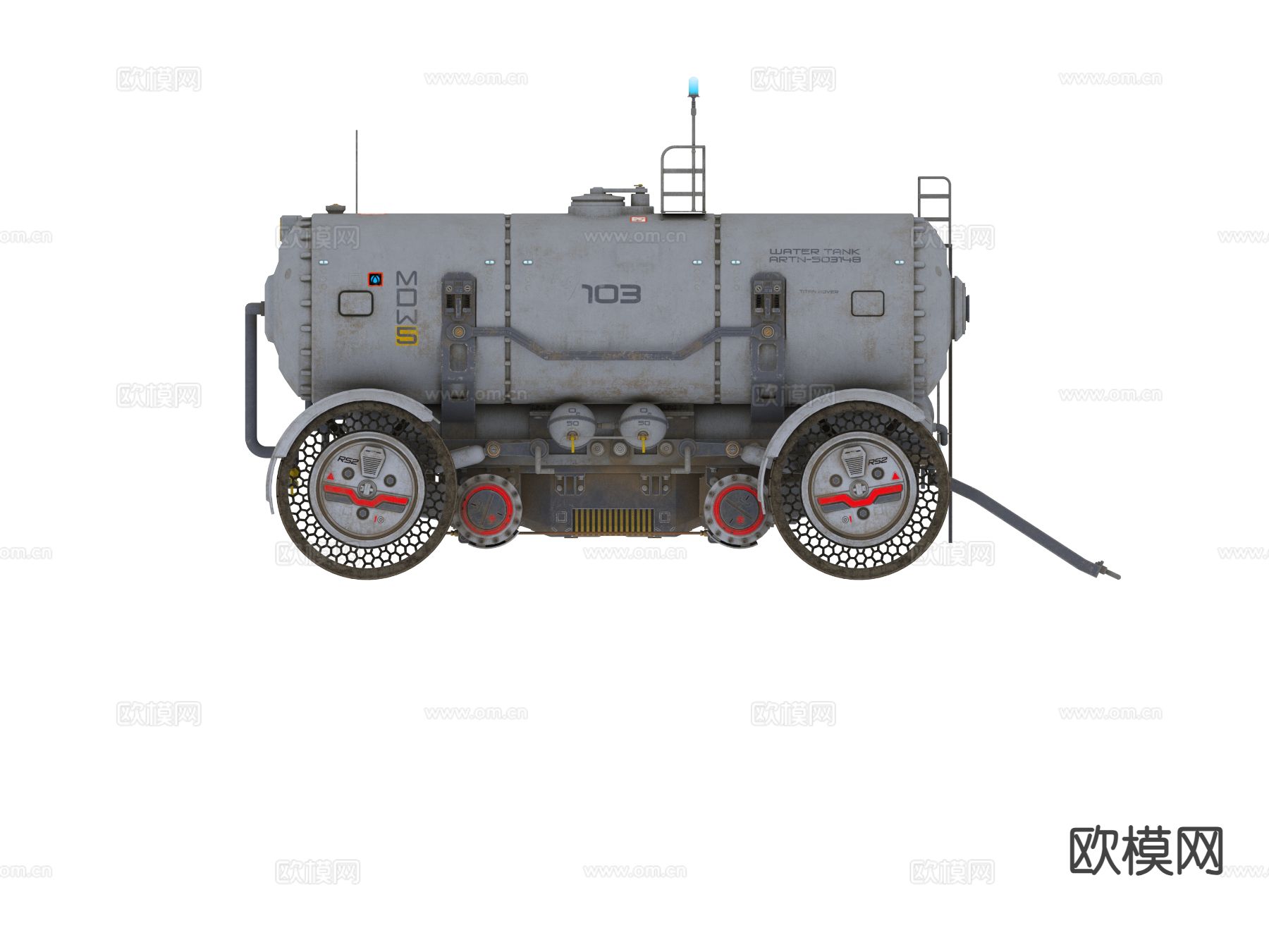 油罐车3d模型