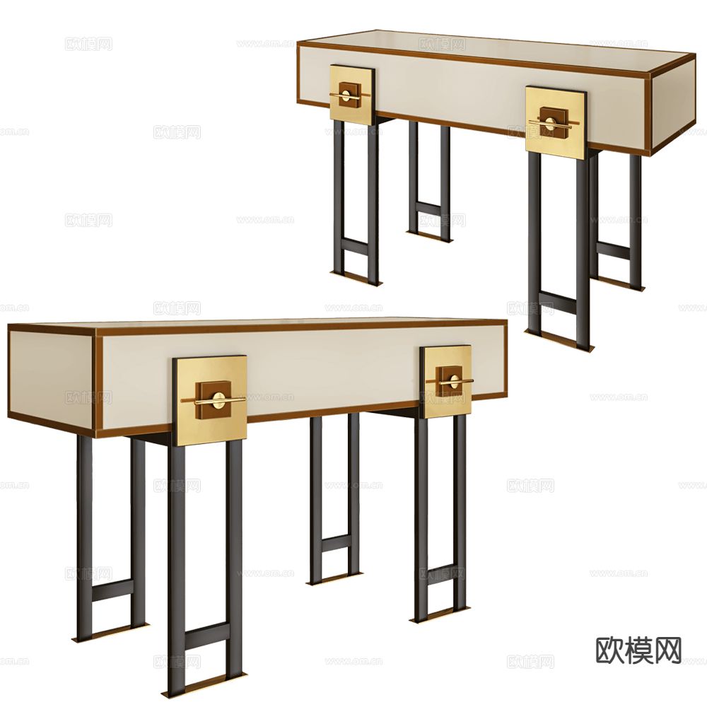 SIGMA 轻奢端景条案3d模型