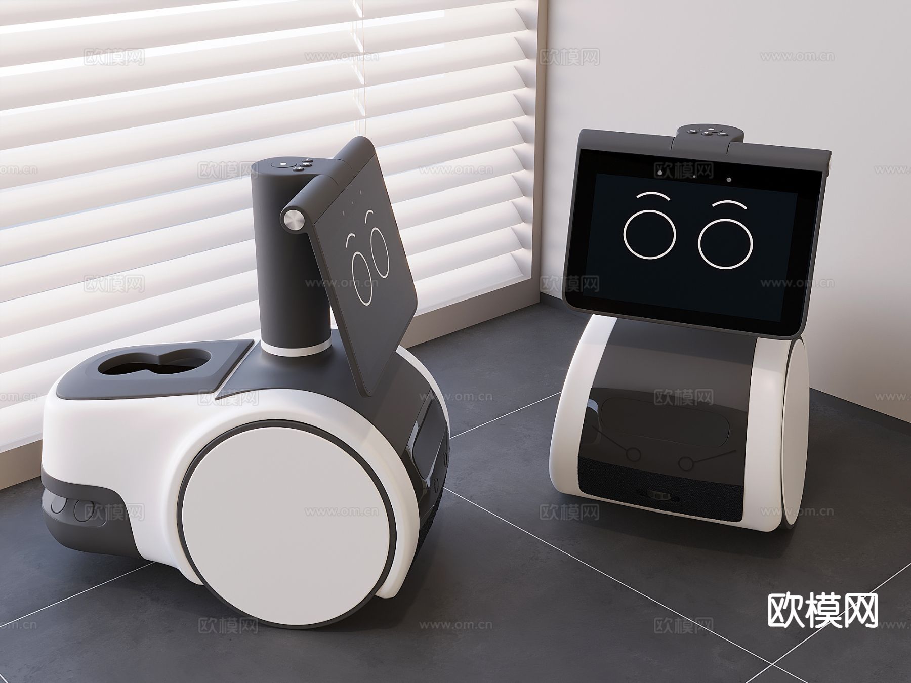 现代智能机器人su模型下载（渲染图2）