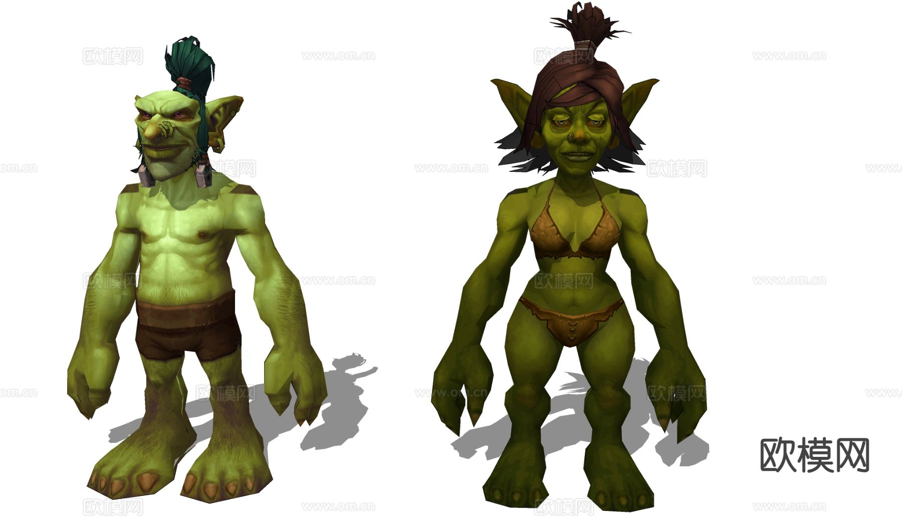 魔兽世界妖精su模型下载