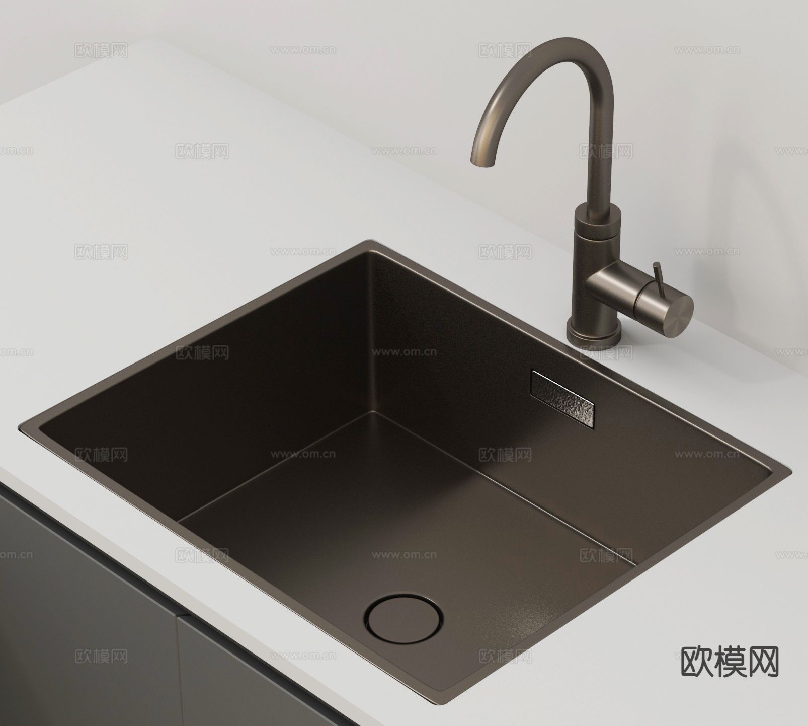 水槽 洗菜盆 洗碗槽3d模型