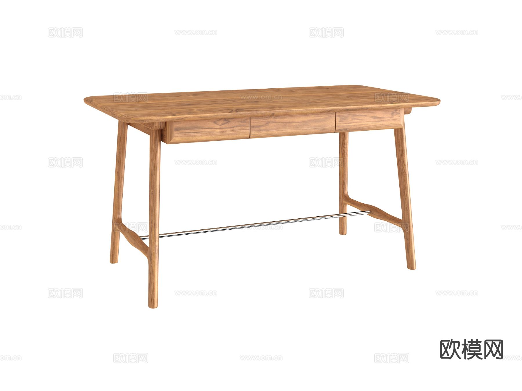 原木风餐台 餐桌3d模型下载