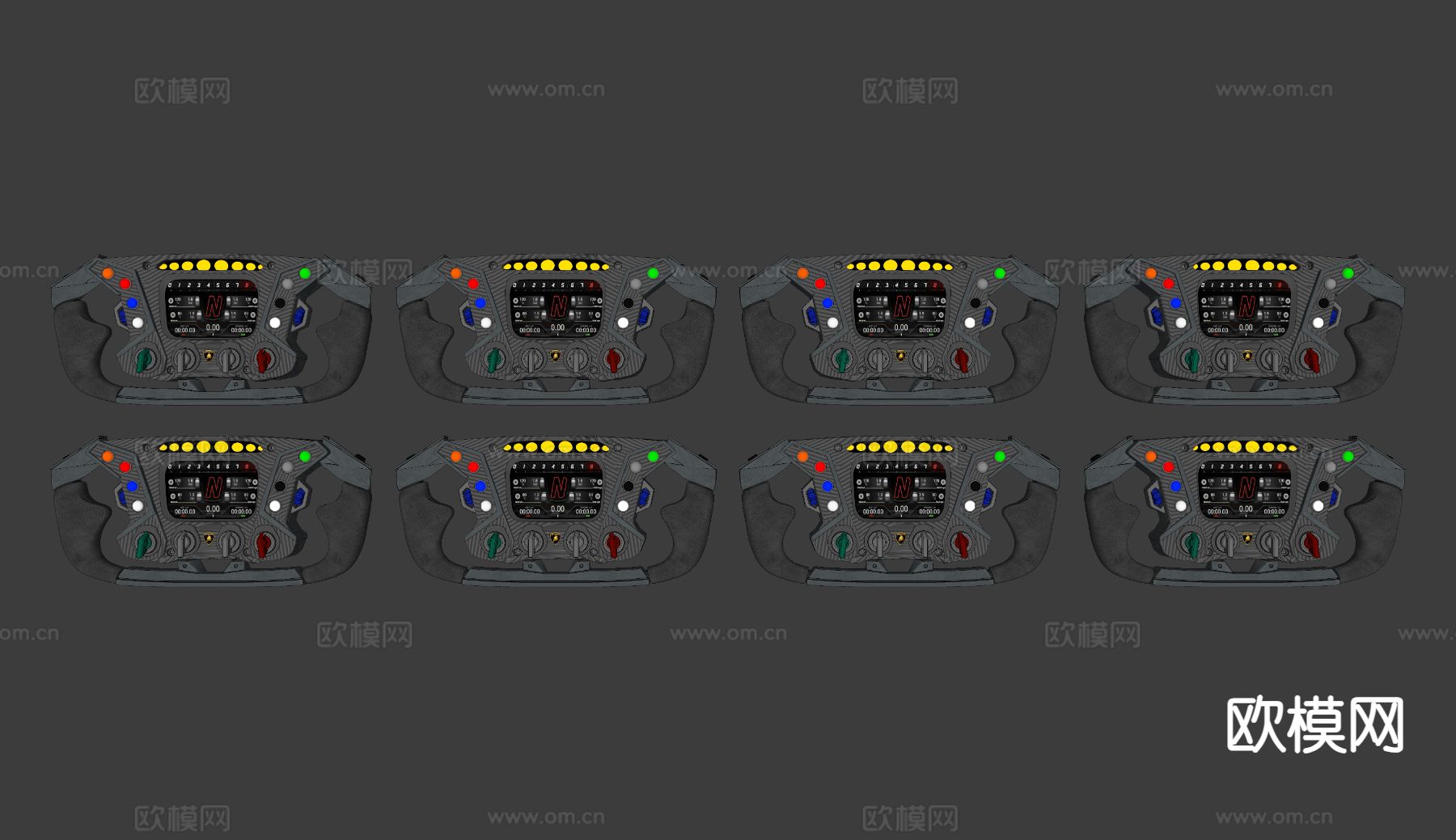 赛车游戏模拟器 游戏机3d模型