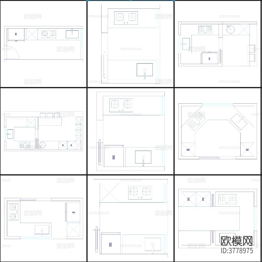 餐厅厨房CAD施工图