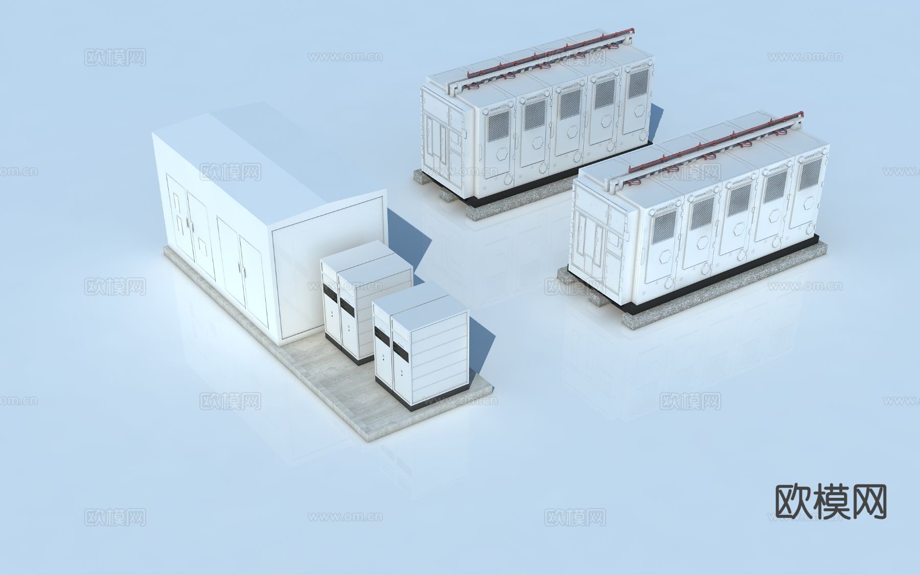 供电箱 配电箱 变电箱3d模型