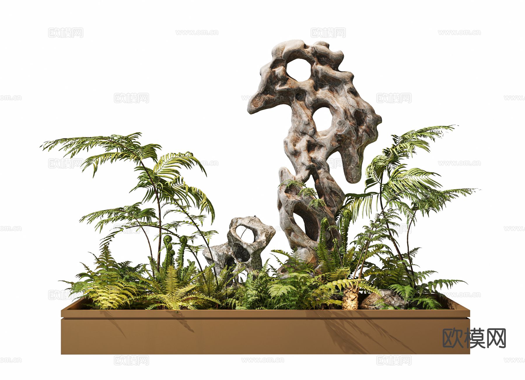 植物景观小品3d模型