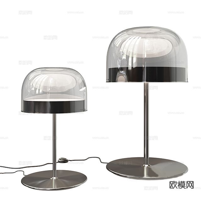 意式灯具 照明灯 台灯3d模型下载