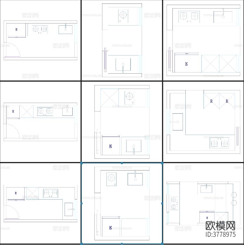 餐厅厨房CAD施工图