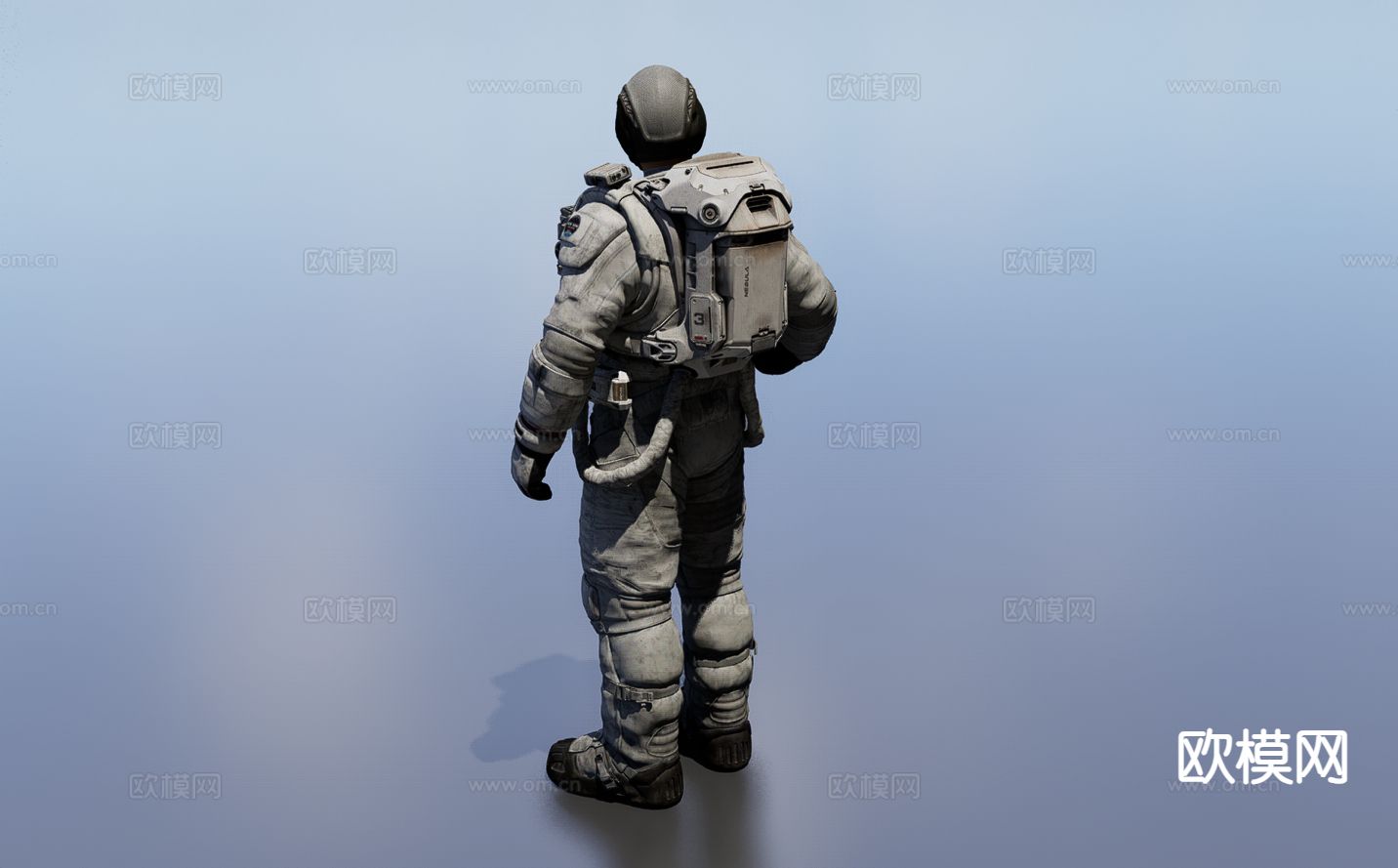 宇航员3d模型下载（渲染图2）