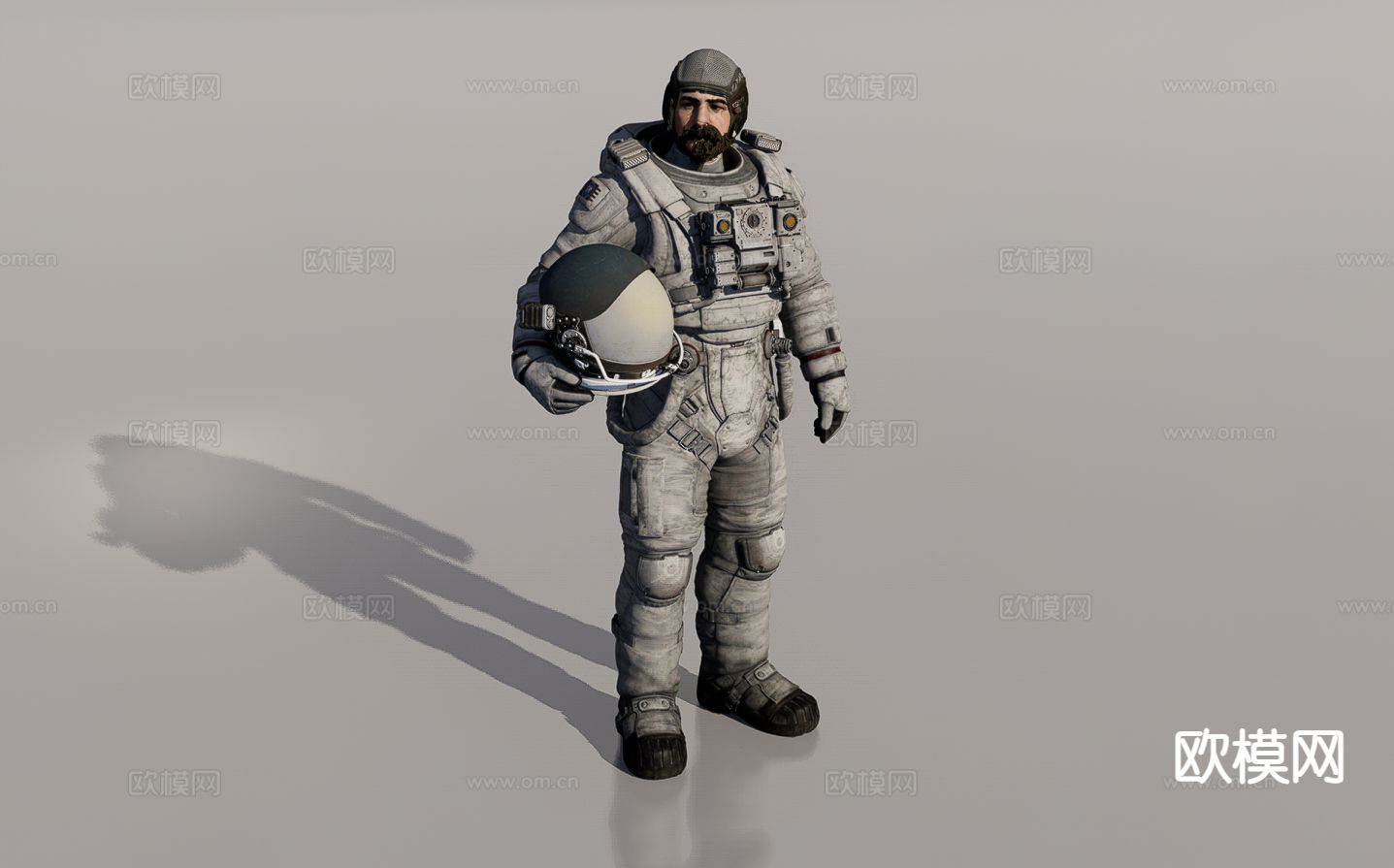 宇航员3d模型下载（渲染图1）