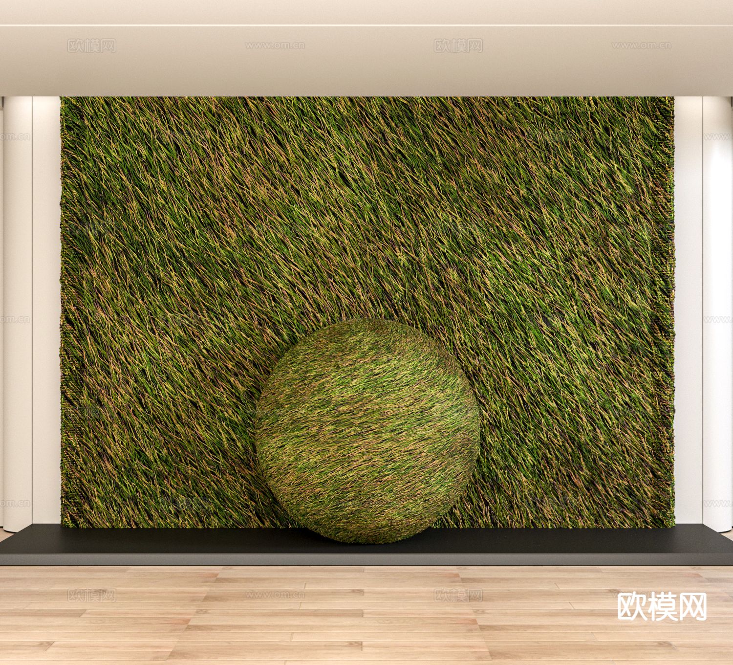 草坪 草地 花草 绿茵3d模型