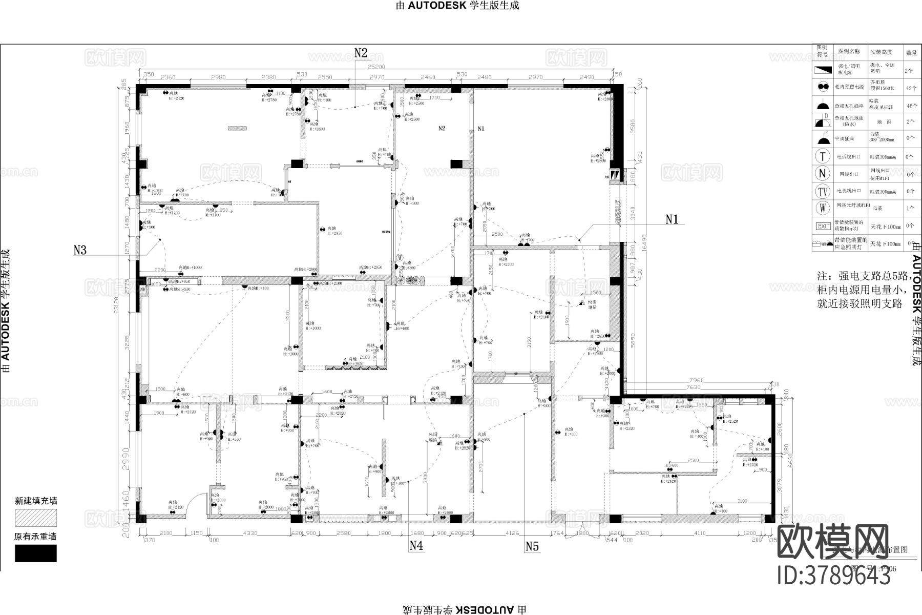 广州一线高定衣柜品牌展厅CAD施工图