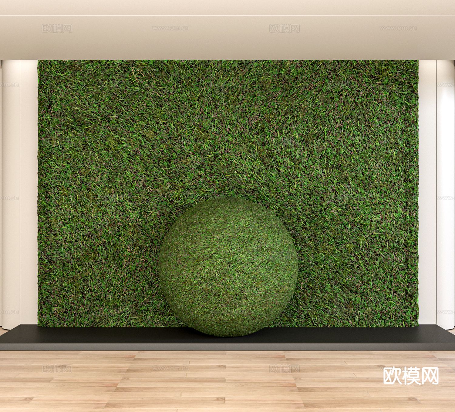 草坪 草地 花草 绿茵3d模型