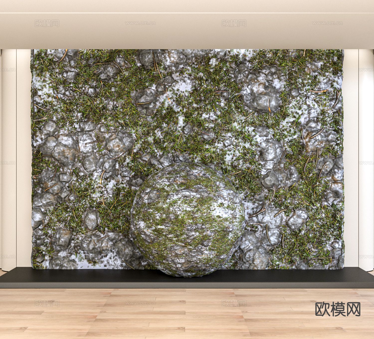 草坪 草地 花草 绿茵3d模型