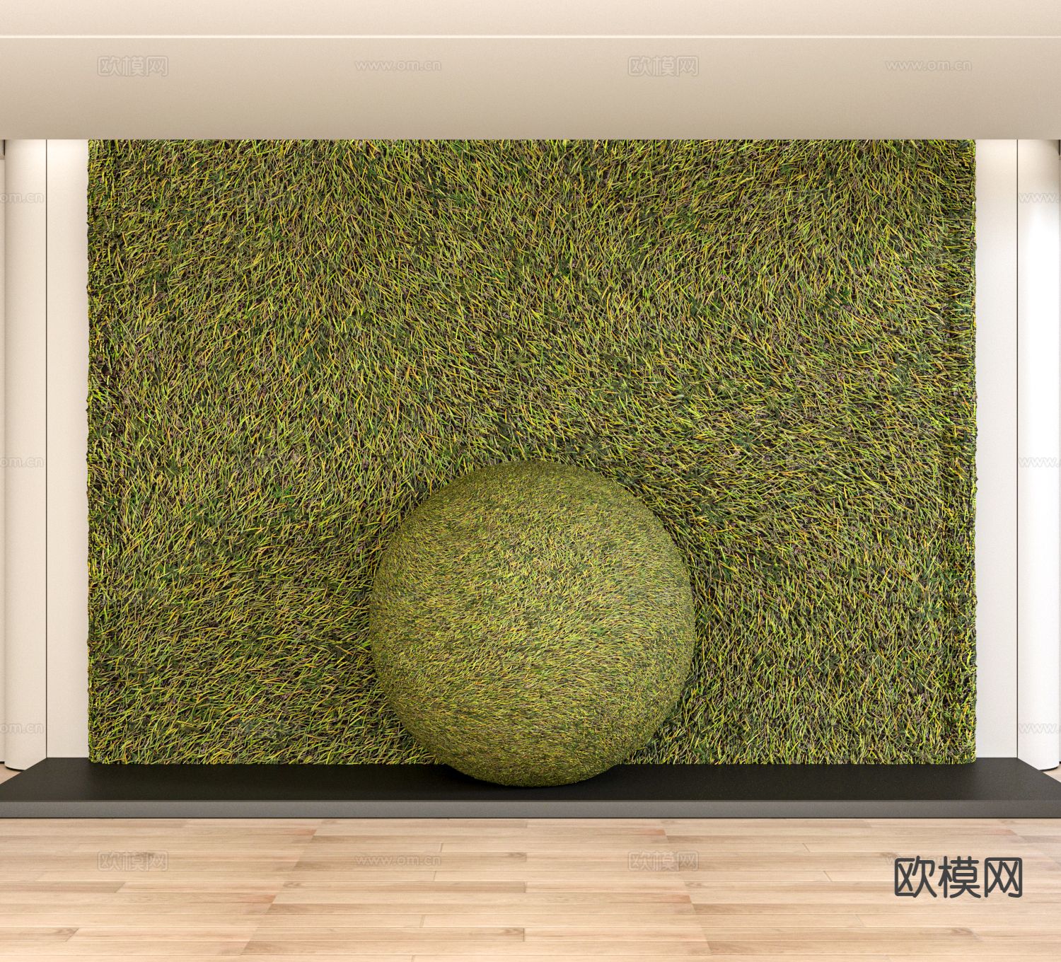 草坪 草地 花草 绿茵3d模型