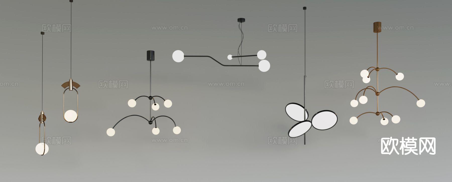 创意吊灯 时尚吊灯3d模型