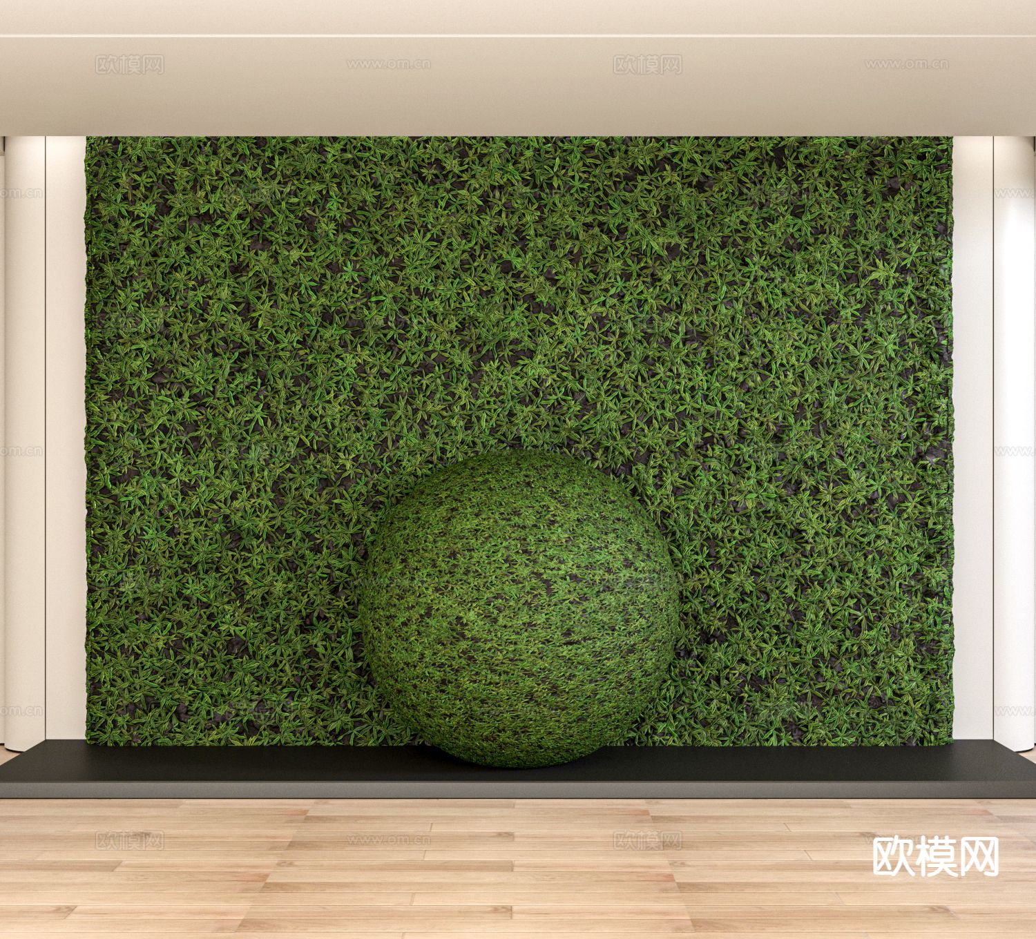 草坪 草地 花草 绿茵3d模型