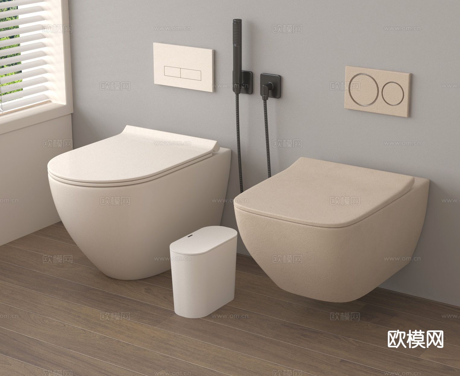 马桶 坐便器3d模型下载