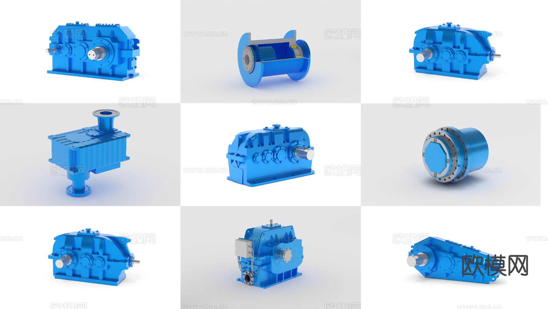 电机 马达 感应机 传感器3d模型