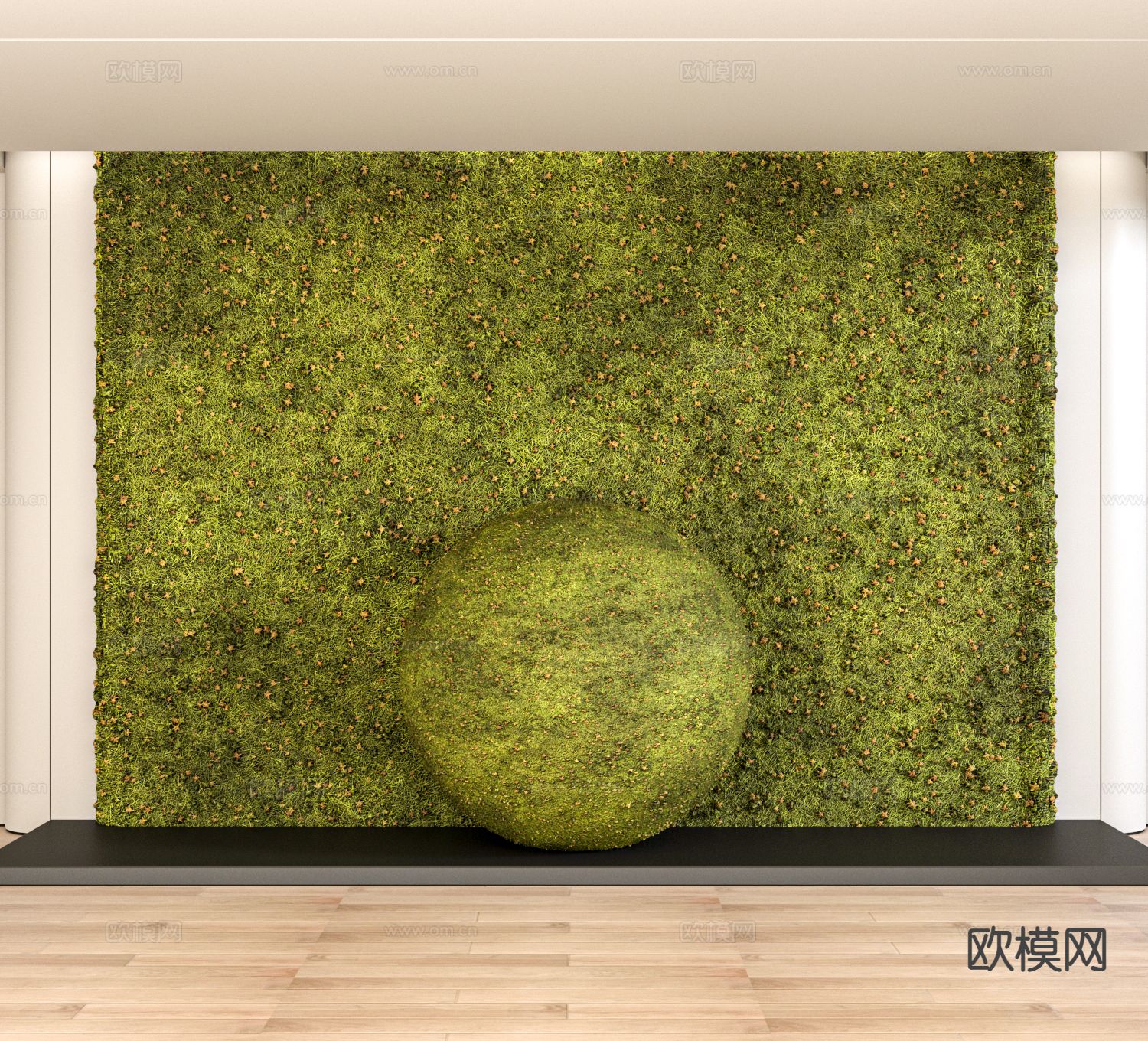 草坪 草地 花草 绿茵3d模型