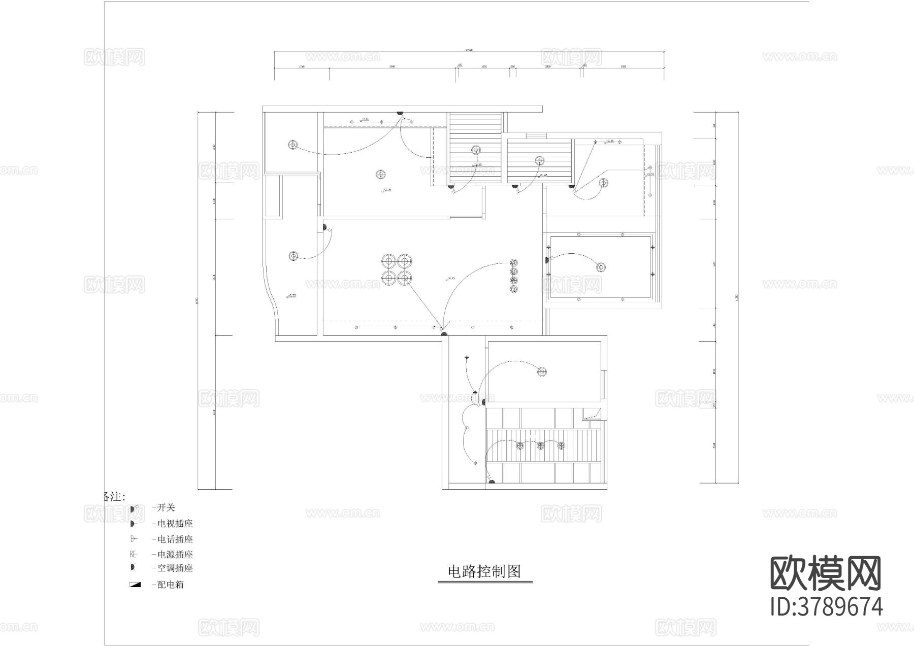 某住宅室内CAD施工图